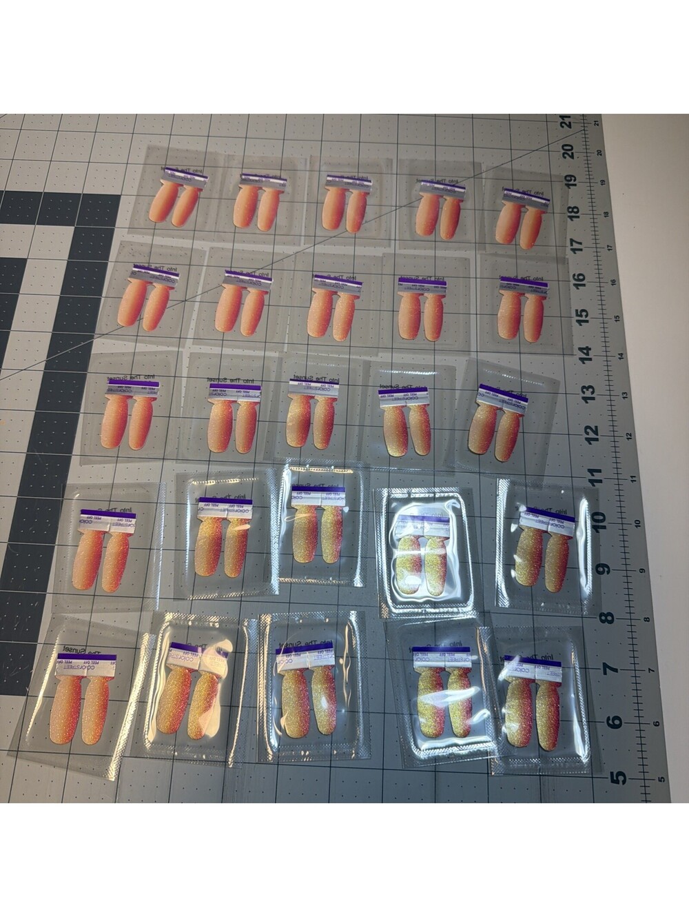 COLOR STREET TWOSIES &ACCENT NAILS LOT OF 25 Into The Sunset